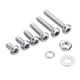 Suleve,M2SSH1,600Pcs,Stainless,Steel,Socket,CapButtonFlat,Screw,Washer