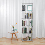 Tiers,Bookshelf,Storage,Shelves,Standing,Cabinet,Display,Organizer,Office,Living