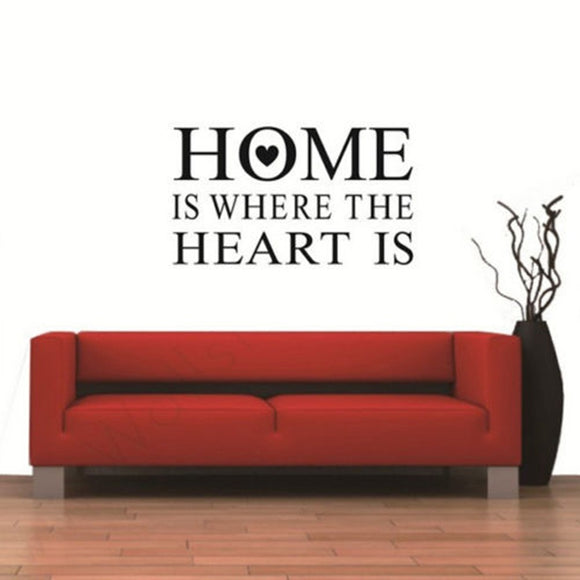 Where,Heart,Quote,Stickers,Removable,ZY8123