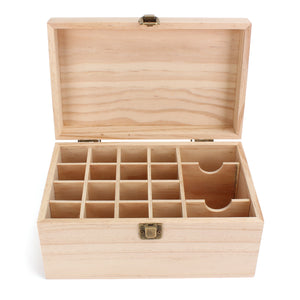 Slots,Essential,Storage,Display,Wooden,Aromatherapy,Container,Organizer