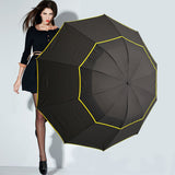 Xmund,Umbrella,Double,Layer,Windproof,Umbrella,People,Three,Folding,Sunshade