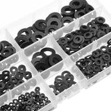 Suleve,MXNW1,500pcs,White,Black,Nylon,Washer,Washers,Gasket