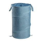 38x38x64cm,Oxford,Cloth,Laundry,Basket,Washing,Clothes,Storage,Folding,Basket,Wheels
