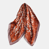 Women,Printing,Elegant,Fashion,Business,Square,Scarf