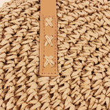 Round,Straw,Beach,Woven,Shoulder,Handbag