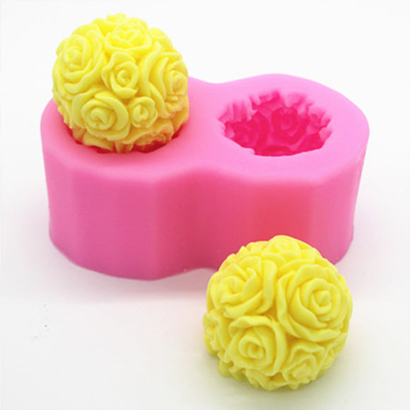Flexible,Flower,Mould,Silicone,Candle,Making