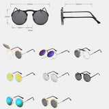 Retro,Metal,Steam,Sunglasses,Hipster,Sunglasses,Fashion,Style,Women