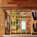 Bamboo,Kitchen,Drawer,Organizer,Silverware,Storage,Container,Cutlery
