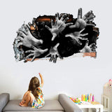 Miico,FX64099,Halloween,Sticker,Horror,Sticker,Removable,Sticker,Decoration