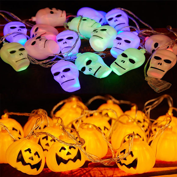 Halloween,Ghost,Pumpkin,Colorful,String,Lights,Garden,Courtyard,Haunted,House,Holiday,Decoration