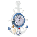 Clocks,Mediterranean,Style,Clocks,Hanging,Rudder,Watch,Creative,Living,Decor,Horloge