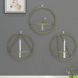 Nordic,Style,Geometric,Candlestick,Metal,Candle,Holder,Crafts