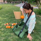 Adjustable,Harvest,Garden,Apron,Fruit,Canvas,Heavy,Reusable,Grocery,Storage,Pouch,Picking,Fruit