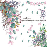 Green,Leaves,Creative,Stickers,Bedroom,Living,Dining,Kitchen,Vinyl,Decals,Murals