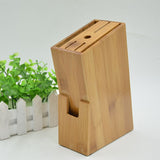 Bamboo,Cutter,Holder,Block,Scissor,Storage,Wooden,Kitchen,Organizer,Tools