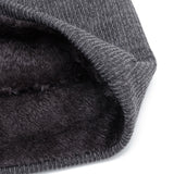 Velvet,Thick,Beanie,Casual,Double,Layers,Letter,Solid,Slouchy,Skullcap