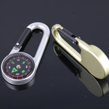 Colors,Metal,Carabiner,Compass,Outdoor,Navigation,Compass