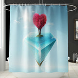 Honana,Bathroom,Waterproof,Shower,Curtain,Pedestal,Toilet,Covers,Bathroom,Decoration