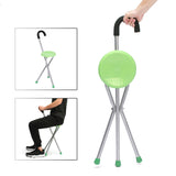 Camping,Folding,Tripod,Walking,Stick,Portable,Stool,Chair,Bearing,130kg