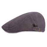 Solid,Cotton,Adjustable,Sunshade,Beret,Casual,Driving,Cabbie