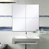 1515cm,Mirror,Sheets,Square,Glass,Mirrors,Tiles,Adhesive,Mirror,Sticker