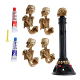 Resin,Craft,Statues,Skull,Candlestick,Creative,Figurines,Sculpture,Decorations