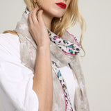 Unique,Breathable,Leopard,Print,Scarf,Summer,Cotton,Special,Shawl,Women