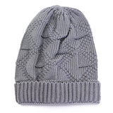 Women,Knitted,Skullies,Beanie,Elastic,Outdoor,Winter