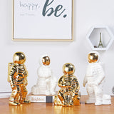 Ceramic,Space,Sculpture,Astronaut,Cosmonaut,Ornament,Statue,Money
