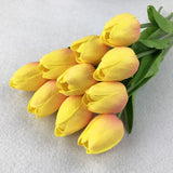 10PCS,Artificial,Tulips,Flores,Artificiales,Bouquets,Party,Artificial,Flowers