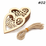 10pcs,Wooden,Laser,Heart,Shapes,Craft,Embellishments,Decoration,Wedding,Favors