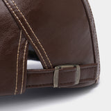 Banggood,Design,Artificial,Leather,Protected,Casual,Beret