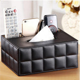 Rectangle,Leather,Tissue,Paper,Holder,Cover,Napkin,Storage