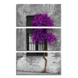 Miico,Painted,Three,Combination,Decorative,Paintings,Purple,Decoration