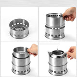 Stainless,Steel,Camping,Stove,Potable,Burning,Stoves,Backpacking,Stove,Outdoor,Hiking,Picnic