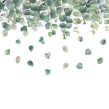 Transparent,Removeable,Green,Leaves,Stickers,Flower,Bedroom,Kitchen,Livingroom,Decorations