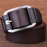 Genuine,Leather,Men's,Casual,Waistband,Waist,Strap,Retro