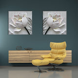 Miico,Painted,Combination,Decorative,Paintings,Embossed,lotus,Decoration