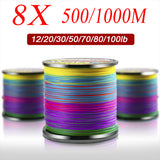 Strands,Braided,Fishing,Multi,Color,Super,Strong,Multifilament,Braid,100LB,200LB