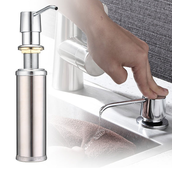 Sliver,Stainless,Steel,Liquid,Dispenser,Bathroom,Kitchen,Bottles