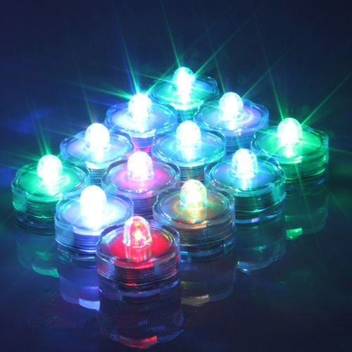 12Pcs,Waterproof,Flameless,Electronic,Colorful,Wedding,Chirstmas,Decoration,Candle,Lights