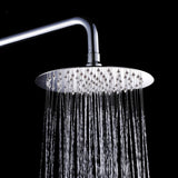 Round,Stainless,Steel,Shower,Waterfall,Rainfall,Shower,Shower