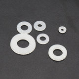 Suleve,MXNW1,500pcs,White,Black,Nylon,Washer,Washers,Gasket