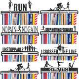 Durable,Metal,Steel,Medal,Holder,Hanger,Display,Ideal,Running,Sport,Decorations