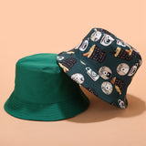 Unisex,Printed,Coconut,Usable,Bucket,Outdoor,Sunscreen,Visor,Fisherman