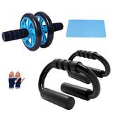Strength,Training,Fitness,Abdominal,Wheel,Roller,Stand,Fitness,Gloves,Gripper,Jumping