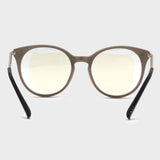 Women,Round,Shape,Metal,Frame,Personality,Casual,Outdoor,Sunglasses