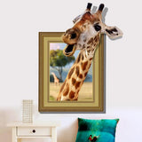 Giraffe,Living,Bedroom,Animals,Floor,Background,Decor,Creative,Stickers