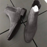 Leather,Ankle,Boots,Chelsea,Boots,Dress,Formal,Casual,Business,Shoes