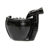 Black,Ceramic,Waterfall,Incense,Burner,Buddhist,Backflow,Censer,Holder,Cones